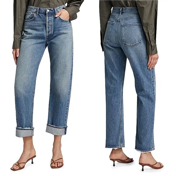 Agolde  Fran High-Rise Straight-Leg Jeans Size 28 - Picture 1 of 2